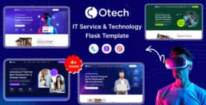 oTech – IT Solutions & Technology Startup Flask Template