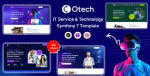 oTech – IT Solutions & Technology Startup Symfony 7 Template