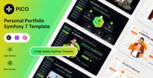 Pico – Personal Portfolio Symfony 7 Template