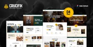Crucifix – Church & Religion Figma Template