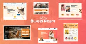 SweetHeart – Pet Store & Pet Care Figma Template