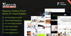 Neus – Blog & Magazine Figma Template