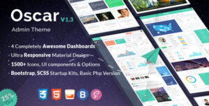 Oscar – HTML Bootstrap 4 Admin Template