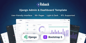 Reback – Django Admin & Dashboard Template