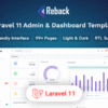 Reback – Laravel 11 Admin & Dashboard Template