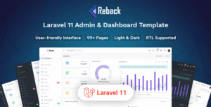 Reback – Laravel 11 Admin & Dashboard Template