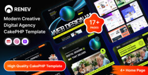 Renev – Modern Creative Digital Agency CakePHP Template