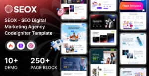 SEOX – SEO & Digital Marketing Agency CodeIgniter Template