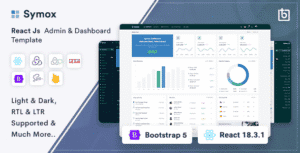 Symox – React Admin & Dashboard Template