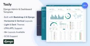Tocly – Django Admin & Dashboard Template