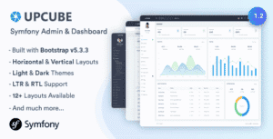 Upcube – Symfony Admin & Dashboard Template