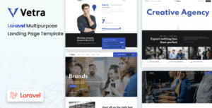 Vetra – Multipurpose Agency & Portfolio Laravel Template
