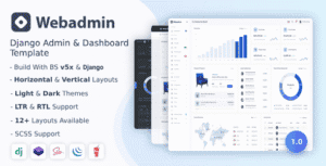 Webadmin – Django Admin & Dashboard Template