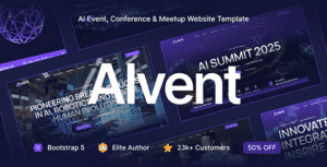 Aivent – AI Event, Conference and Meetup HTML Template