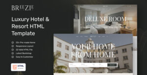Breezie – Classy Hotel & Resort HTML Template