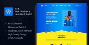 Metaverse – NFT Portfolio and Landing Page