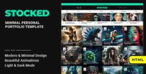 Stocked – Personal Portfolio HTML Template
