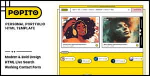 Popito – Personal Portfolio HTML Template