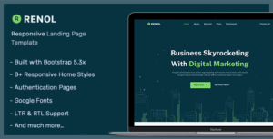 Ronel – Landing Page Templates