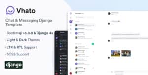 Vhato – Django Chat App Template