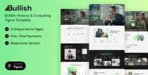 Bullish – Finance & Accounts Consulting Figma Template