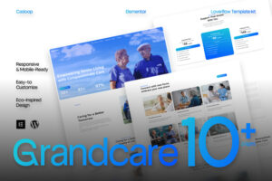 Grandcare – Residential Care Elementor Template Kit