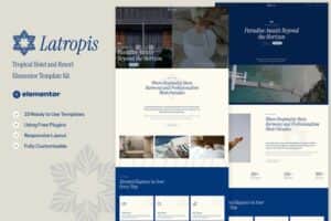Latropis – Tropical Hotel & Resort Elementor Template Kit
