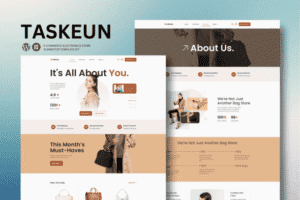 Taskeun – E-Commerce Bag Store Elementor Template Kit
