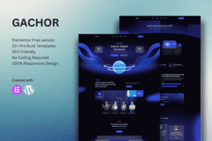 Gachor – Digital Marketing Agency Elementor Template Kit