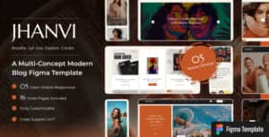 Jhanvi – Multi-Blog Figma Template