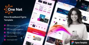 One Net – Broadband & Internet Figma Template