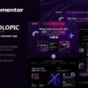 Holopic – Saas AI Generator App Elementor Template Kit