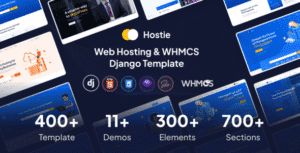 Hostie – Hosting & WHMCS Django Template
