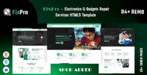Fixpro – Electronics & Gadgets Repair Services HTML5 Template