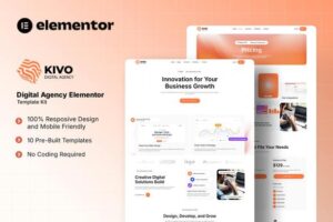 Kivo – Digital Agency Elementor Template Kit
