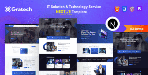 Gratech – IT Service And Technology NextJS Template