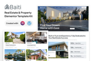 Baiti – Real Estate & Property Elementor Template Kit
