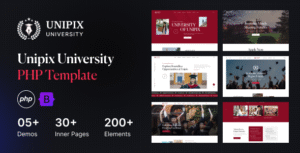 Unipix – University Education Laravel Template