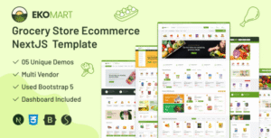 Ekomart – eCommerce React NextJS Template
