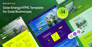 Solargen – Solar Energy HTML5 Template