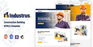 Industrus – Construction Building HTML5 Template