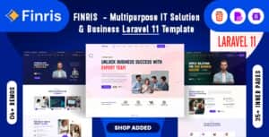 Finris – Multipurpose IT Solution & Business Laravel Template