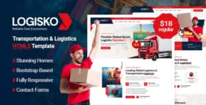 Logisko – Transportation and Logistics HTML5 Template