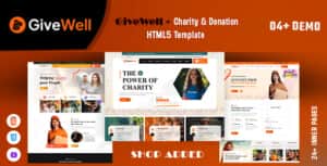 Givewell – Charity & Donation HTML5 Template