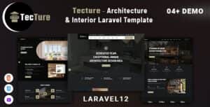 Tecture – Architecture & Interior Laravel Template