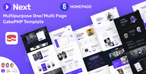 Next – Multi-Purpose CakePHP Template