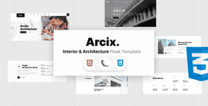 Arcix – Architecture Flask Template