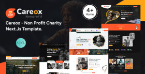 Careox – Nonprofit Charity React Next Template