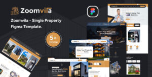 Zoomvilla – Single Property Figma Template