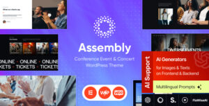 Assembly – Conference Event & Concert WordPress Theme